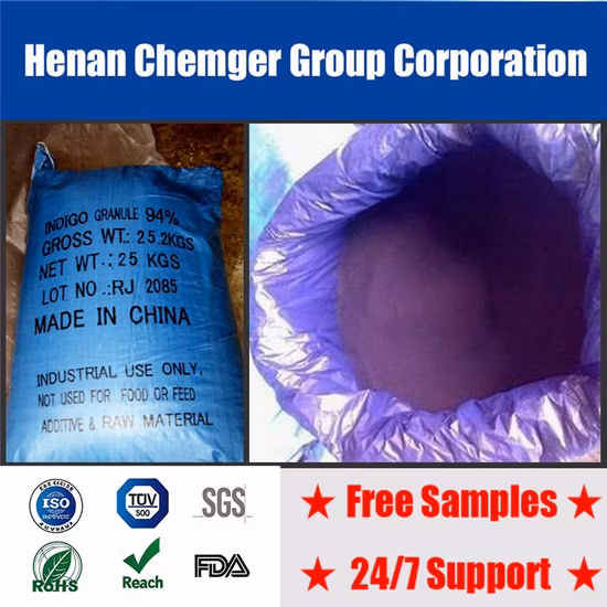 Denim Manufacturer Vat Indigo Blue Liquid Granules Denim Fabric Dye 94% Indigo Indigo